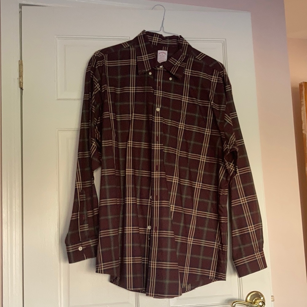 Brook Brothers Plaid Dress Shirt